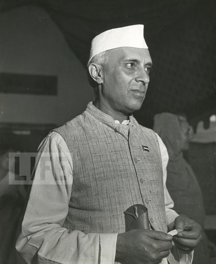 World History - Jawaharlal Nehru by Margaret Bourke-White (1904-1971)