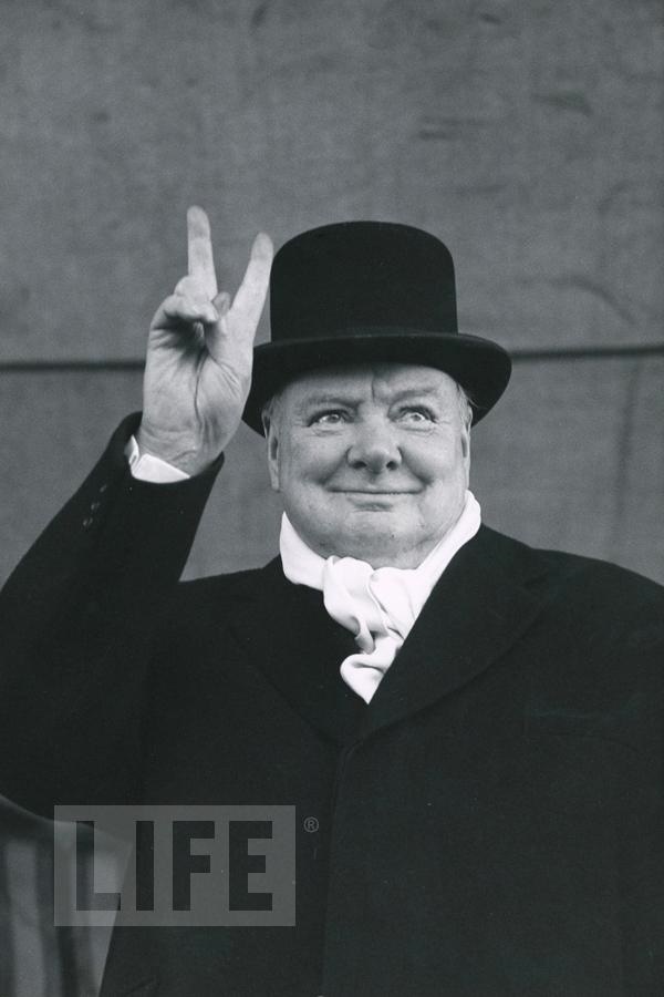 - Winston Churchill by Alfred Eisenstaedt (1898 - 1995)