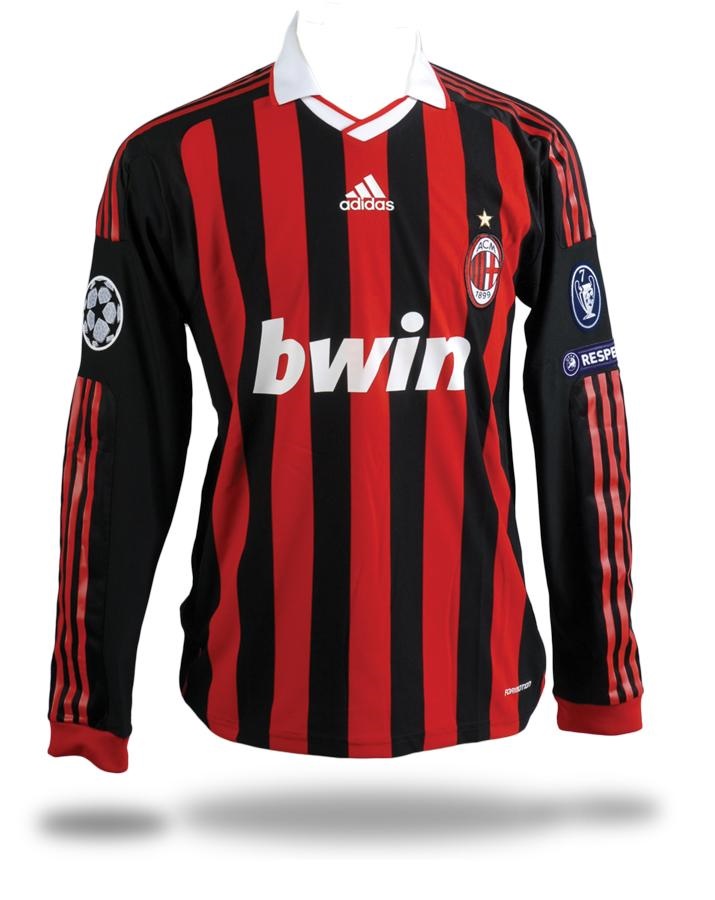 - David Beckham Game Used Jersey 2/16/10 in Champions League vs. Man United