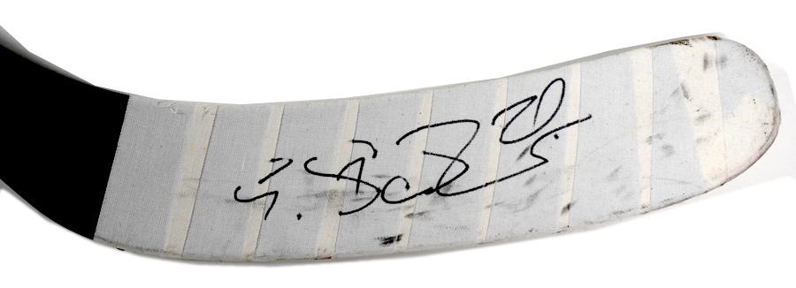 - 2009-10 Evgeni Malkin Signed Game Used Stick