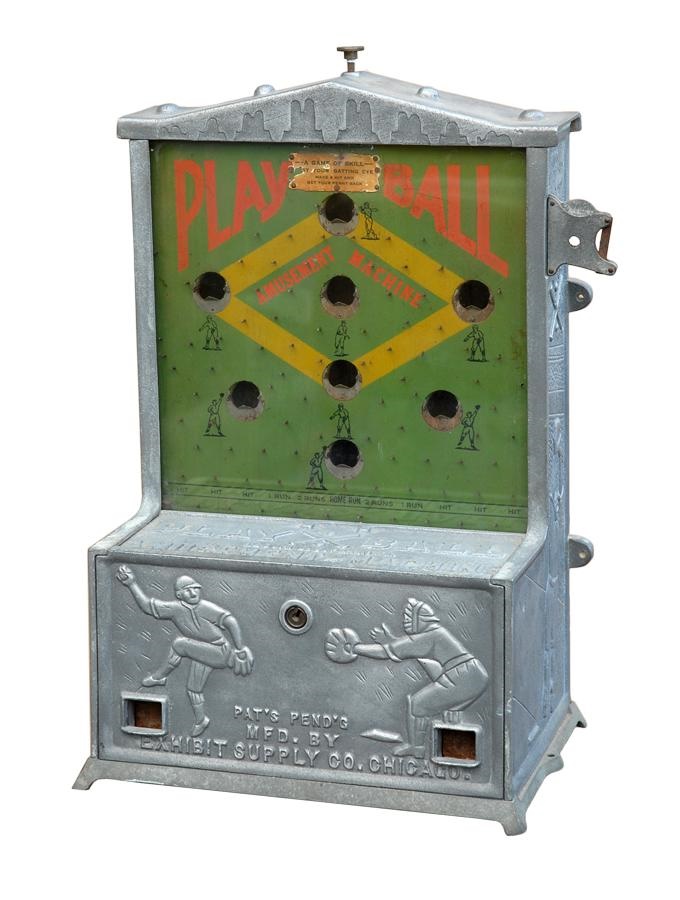 - 1930s Play Ball Amusement Machine