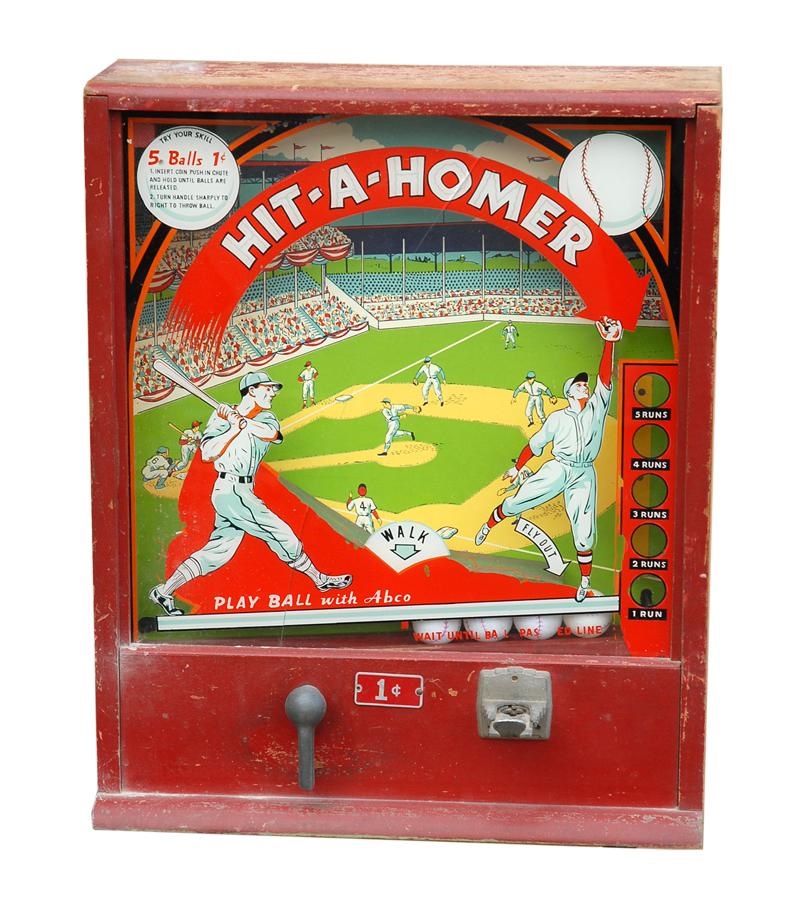 Hit-A-Homer Baseball Coin-Op