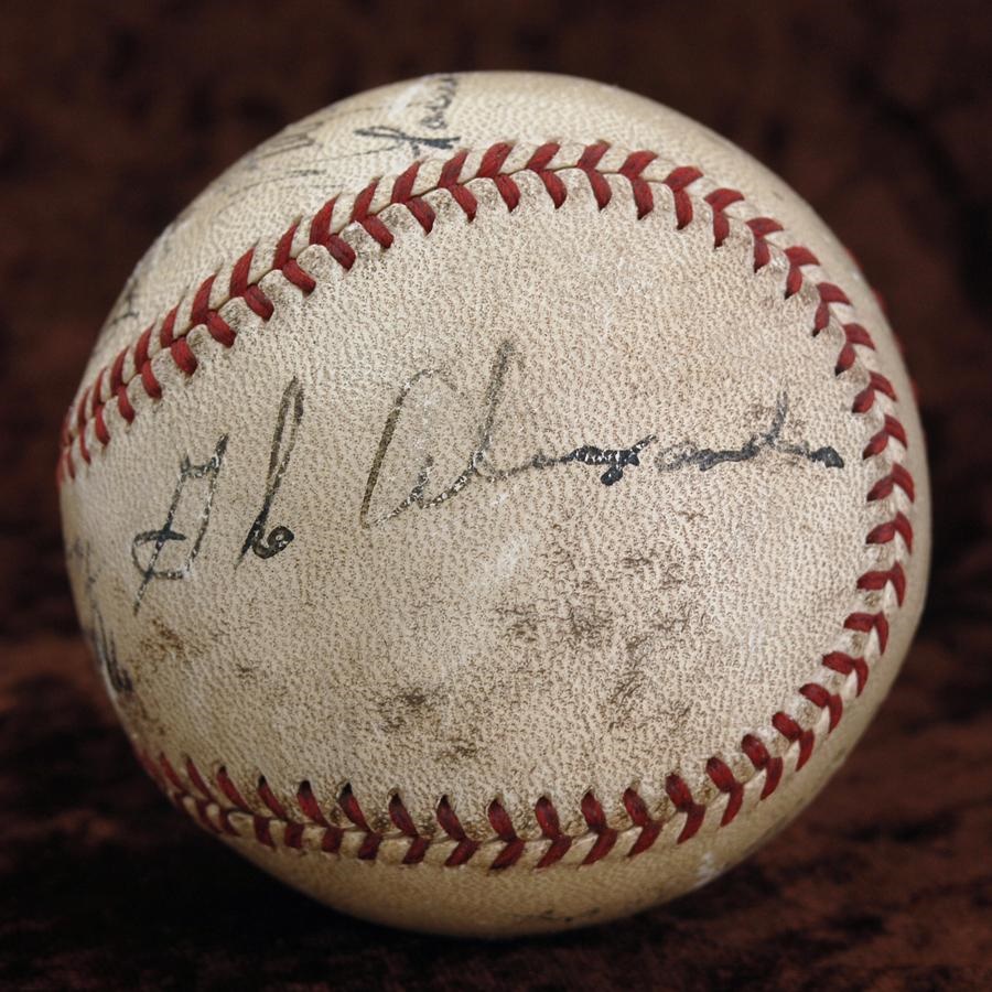 Grover Cleveland Alexander Signed Baseball