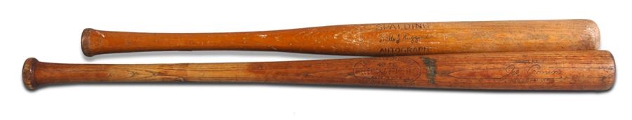 The Mike Brown Collection - Joe Cronin and MIller Huggins Bats