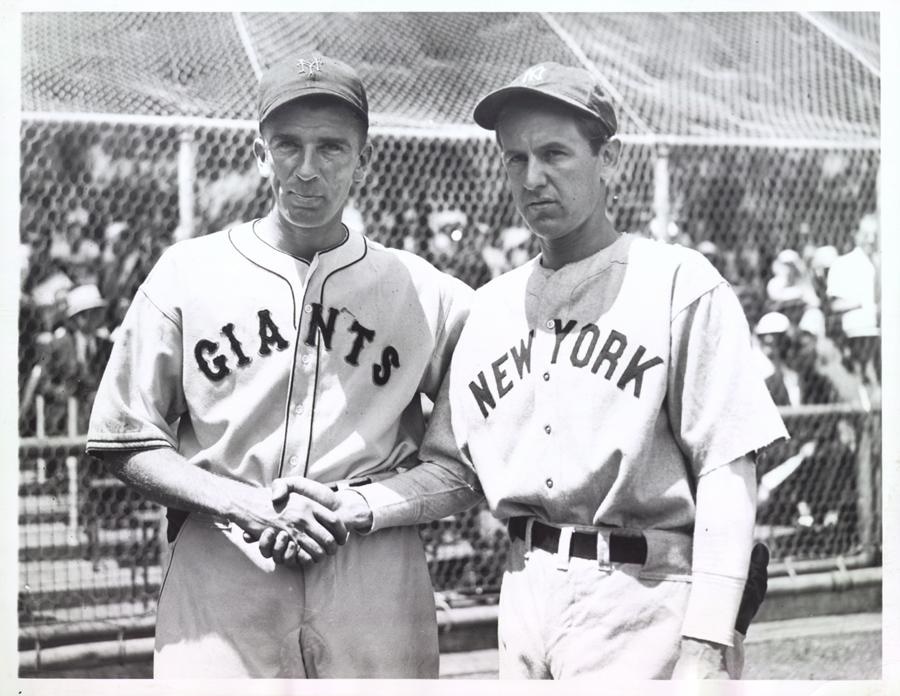 Baseball - Hubbell & Gomez (1934)