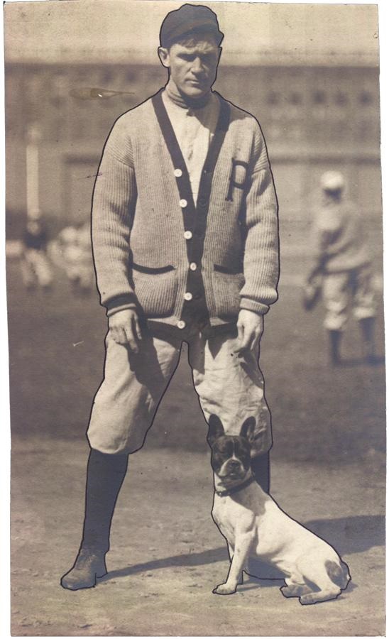 Baseball - 1900s Charles Dooin & Dog