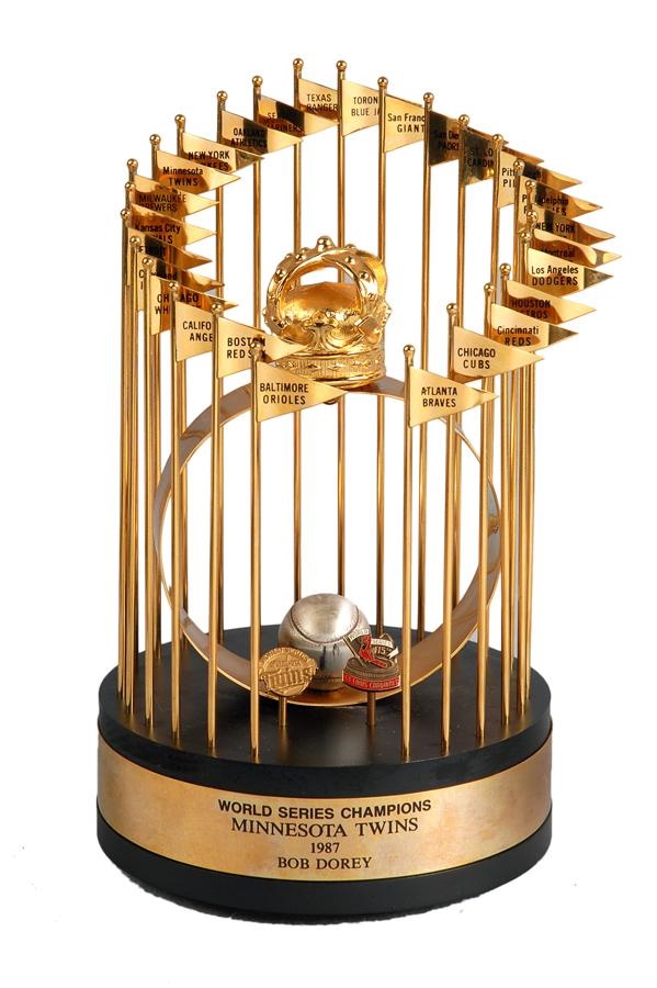 The Fred Budde Collection - 1987 Minnesota Twins World Series Trophy