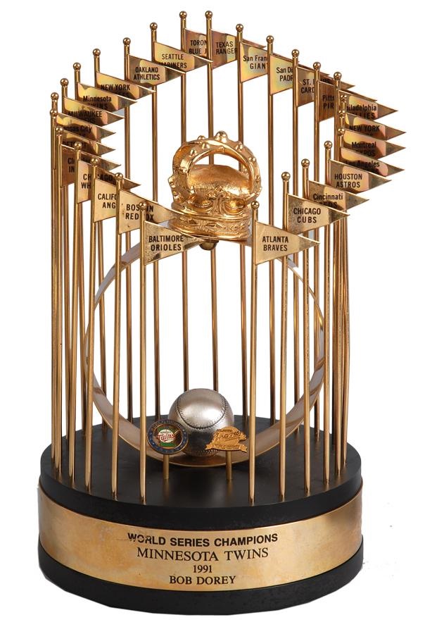 The Fred Budde Collection - 1991 Minnesota Twins World Series Trophy