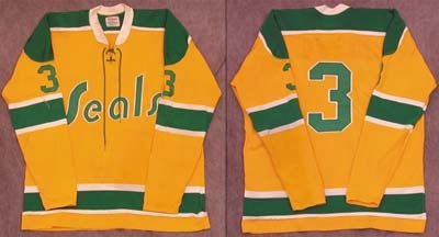 1970 Harry Howell California Golden Seals Game Worn Jersey