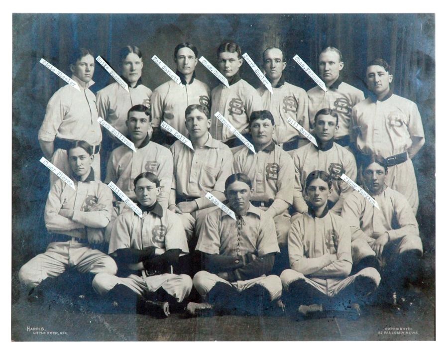 The Fred Budde Collection - 1903 St. Paul Baseball Club with Miller Huggins