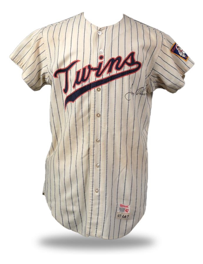 - 1967 Tony Oliva Autographed  Minnesota Twins Game Used Jersey