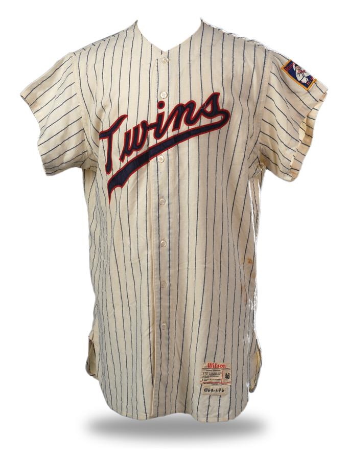 - 1964 Earl Battey Minnesota Twins Game Used Jersey and Pants
