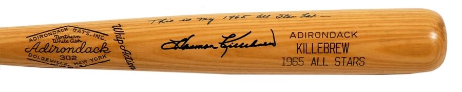 - 1965 Harmon Killebrew Signed All Star Game Bat