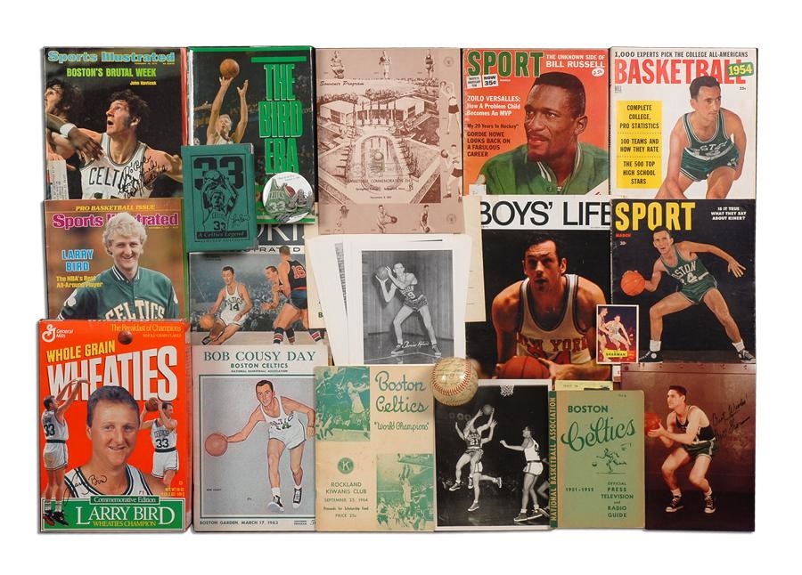 The Bob Wysocki Collection - Great Boston Celtics and Basketball Collection (180+)