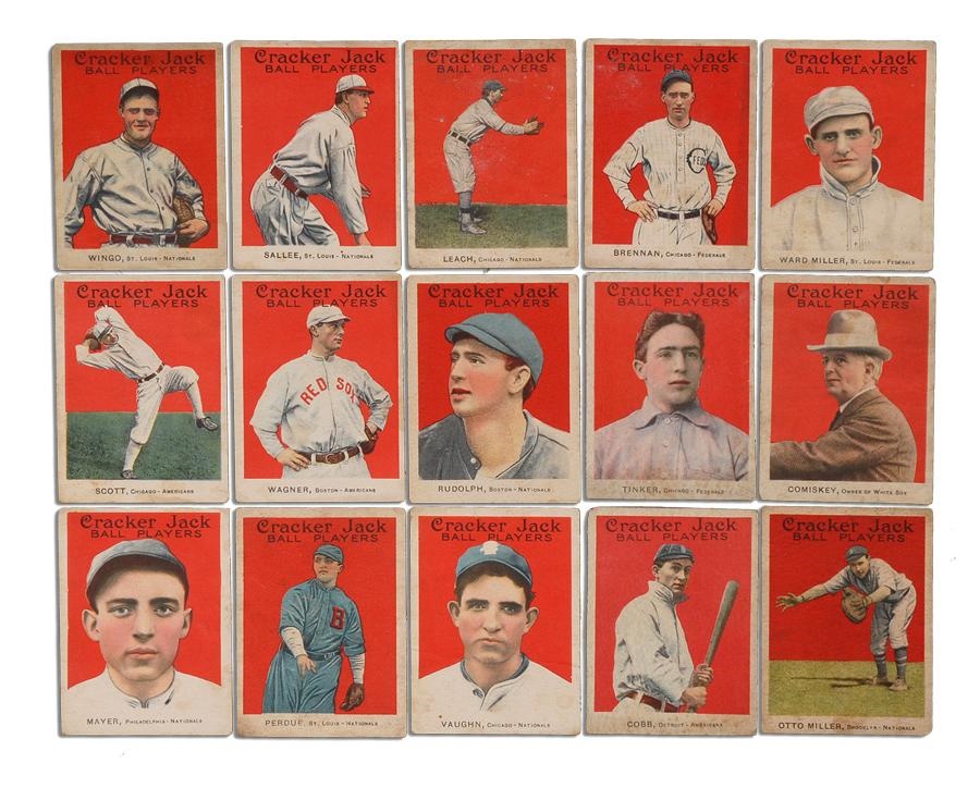 The Bob Wysocki Collection - 1914/1915 Cracker Jack Baseball Card Collection