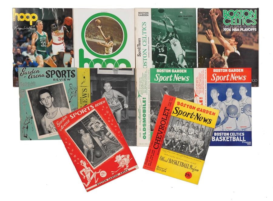 The Bob Wysocki Collection - Amazing Boston Celtics Program Collection (100+)