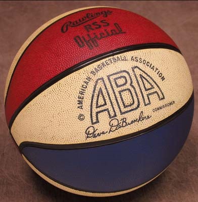 Basketball - A.B.A.  Game Used Basketball