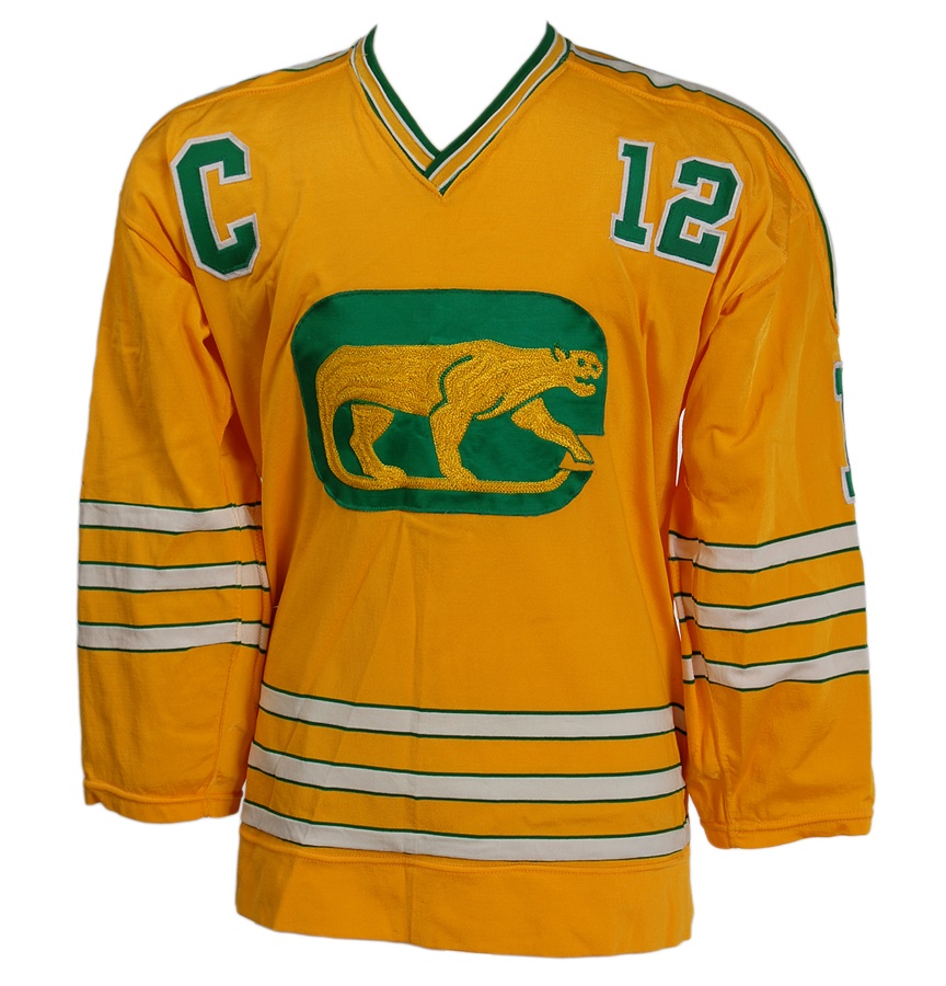 - 1973-74 Pat Stapleton Chicago Cougars Game Issued Jersey