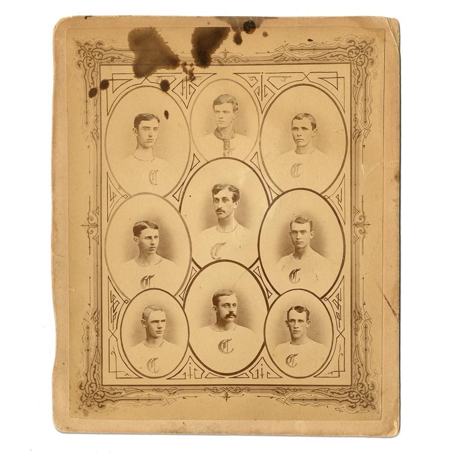 Sports and Non Sports Cards - 1878 Canandaigua, New York Baseball Albumen Photograph