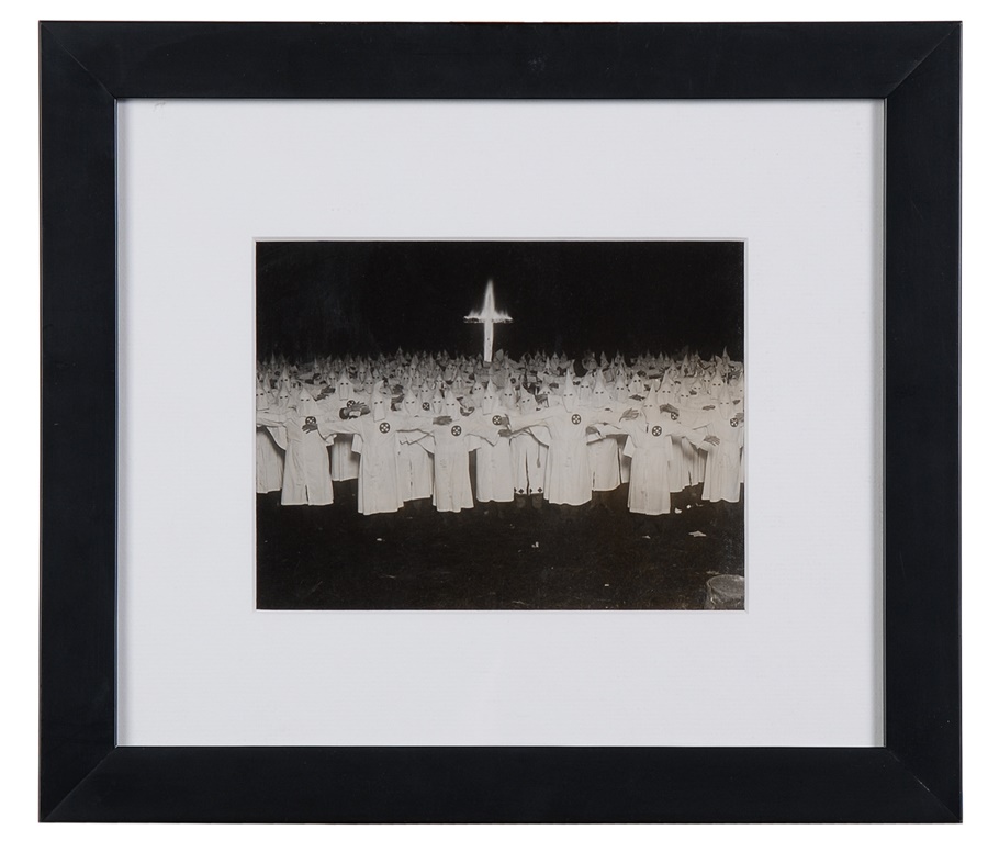 Americana Photographs - 1922 Ku Klux Klan Cross Burning
