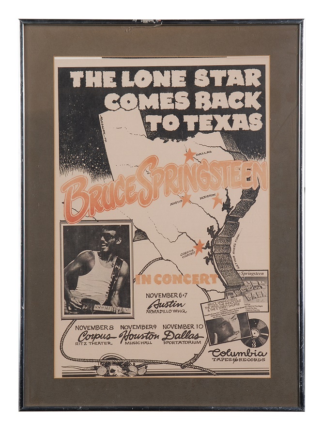 - Bruce Springsteen Lone Star Concert Poster (14x21")