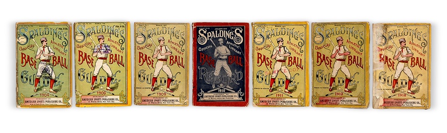 Baseball Memorabilia - Early 20th Century Spalding Guides (7)