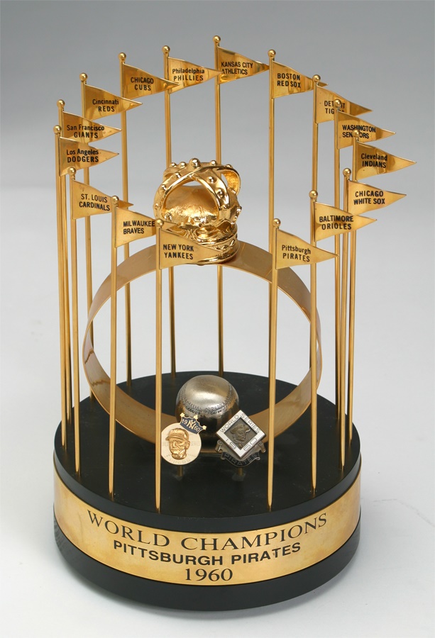 Sports Rings And Awards - Harvey Haddix 1960 Pittsburgh Pirates World Championship Trophy