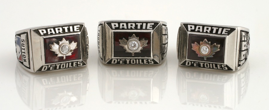 - Three 1982 Baseball All Star Game Rings