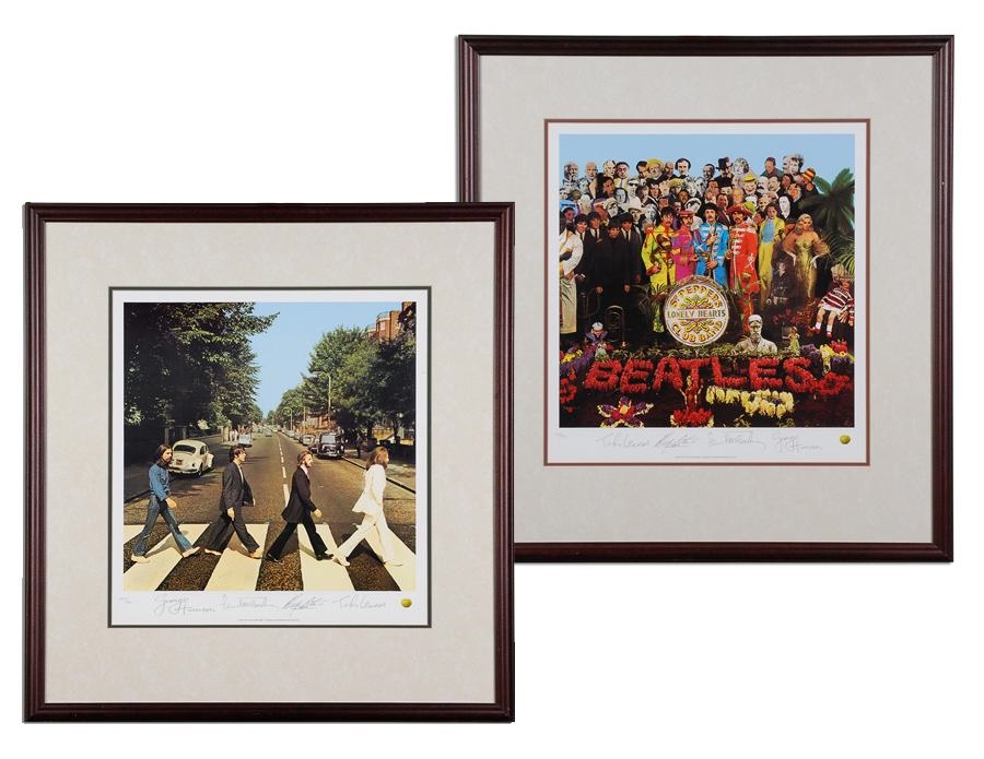 The Rick Rosen Beatles Collection - The Beatles' Abbey Road and Sgt. Pepper's Lonely Hearts Club Band Limited Edition Prints (2)
