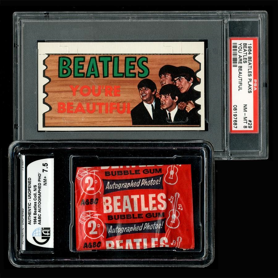 The Rick Rosen Beatles Collection - The Beatles Cards and Unopened Packs