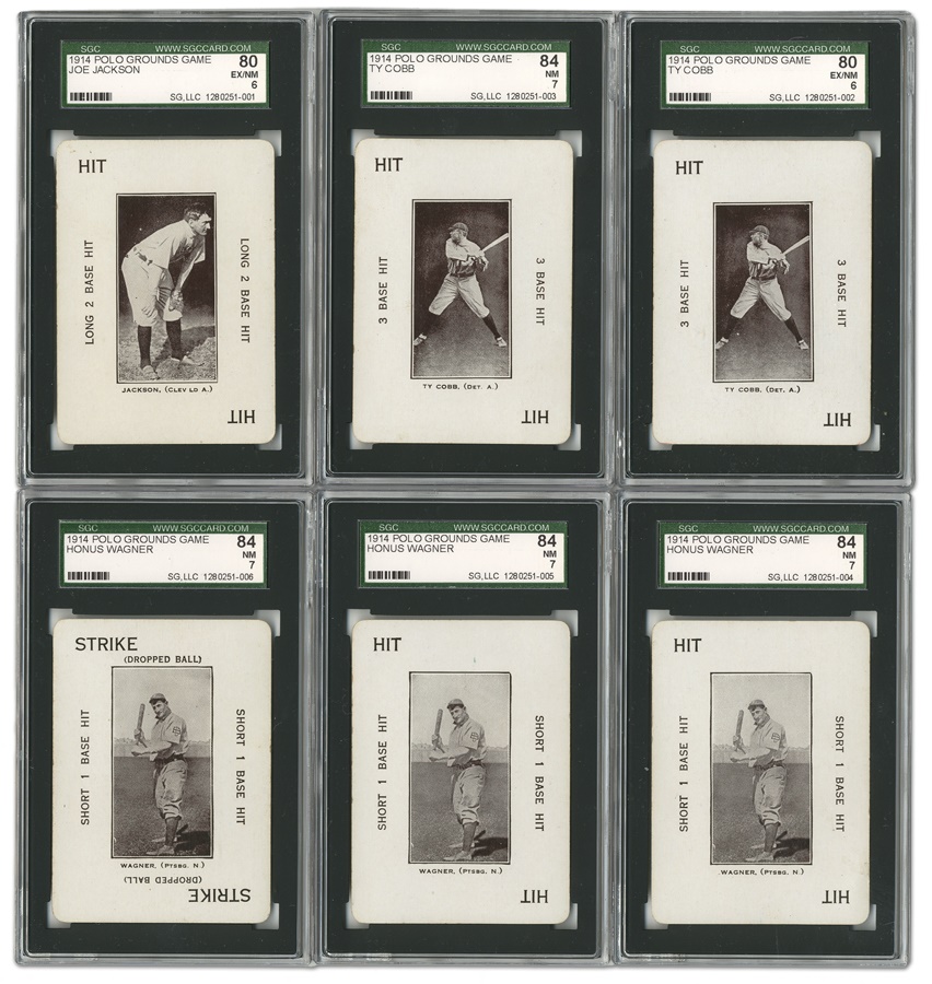 - 1914 WG4 Polo Grounds Game Complete Set with Box