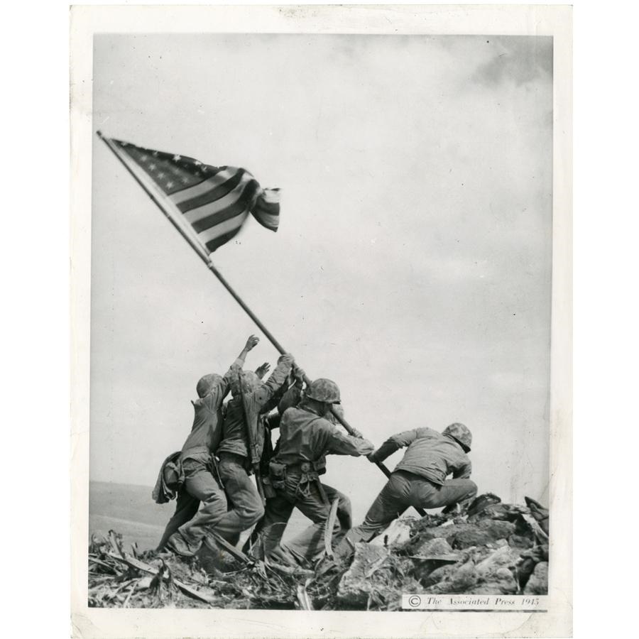 Americana Photographs - 1945 Flag Raising at Iwo Jima