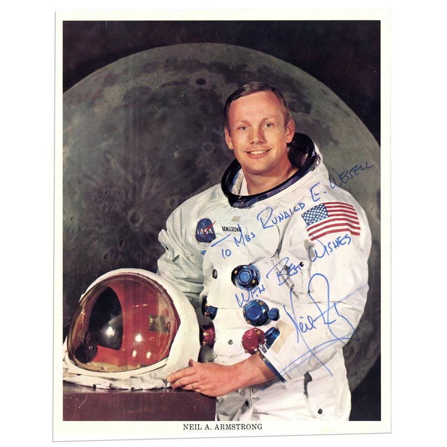 - Neil Armstrong Signed Photograph