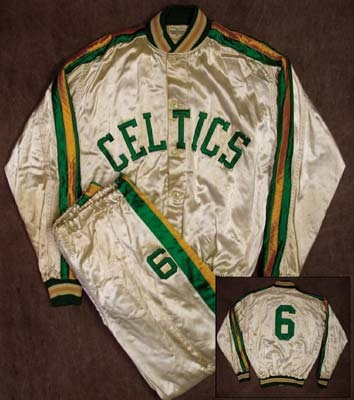 Basketball - Bill Russell Warm-Up Suit Circa 1957