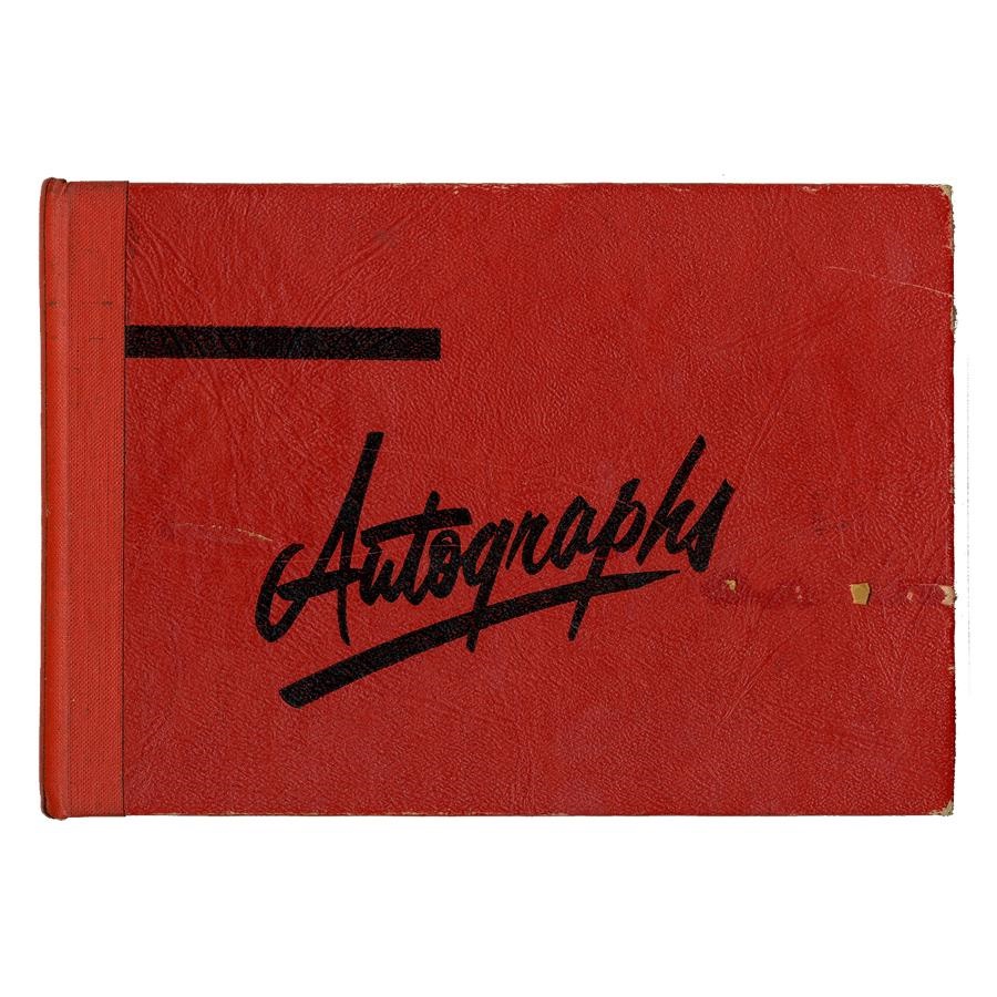 - 1950's Rock & Roll Autograph Album with Alan Freed, Sam Cooke, Chuck Berry and More