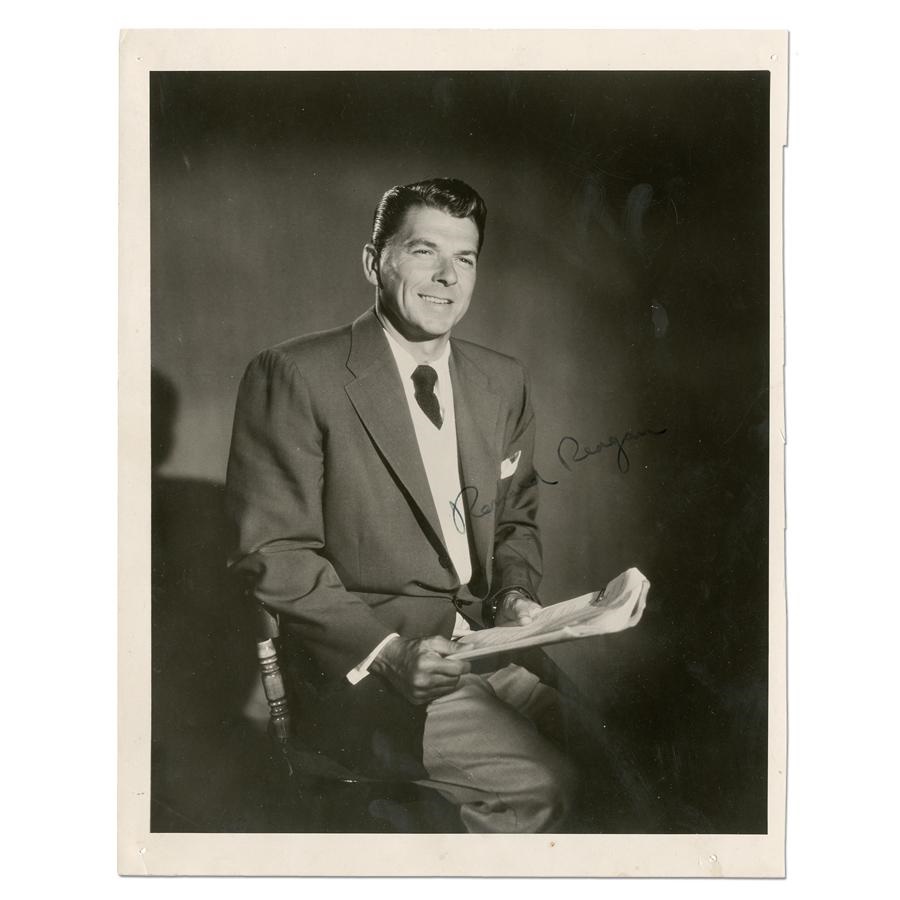 - Ronald Reagan Vintage Signed Photo