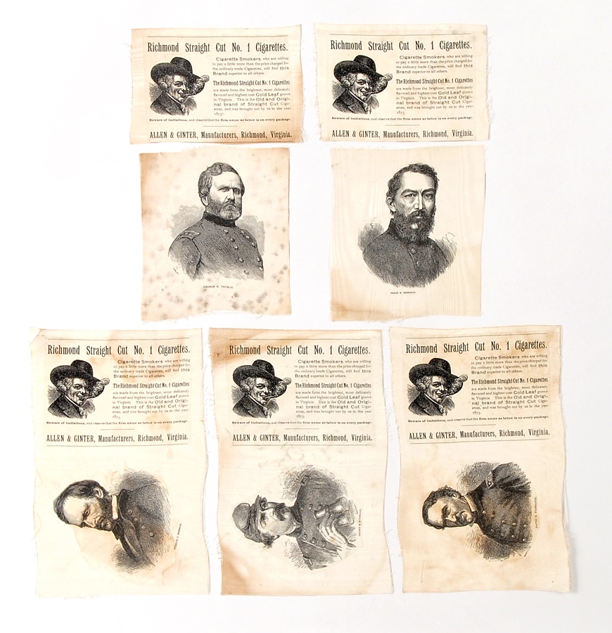 Sports and Non Sports Cards - 1880s Allen & Ginter Civil War Silks (Newly Discovered)