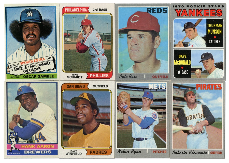 - 1970, 1974, & 1976 Topps Sets (3)