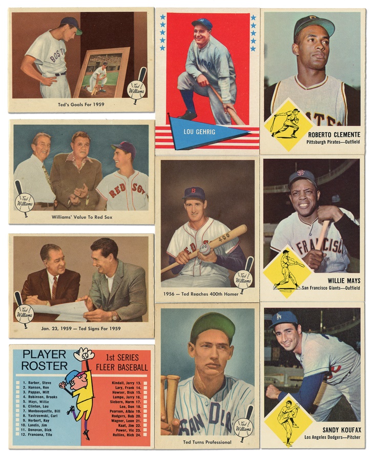 - Tremendous Collection of Vintage Fleer Baseball Sets (5)