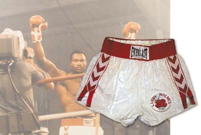 Muhammad Ali & Boxing - 1978 Larry Holmes Fight Worn Trunks
