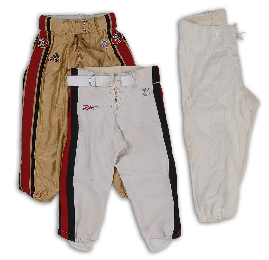 - Three Pairs of San Francisco 49ers GU Pants (one from 1955)