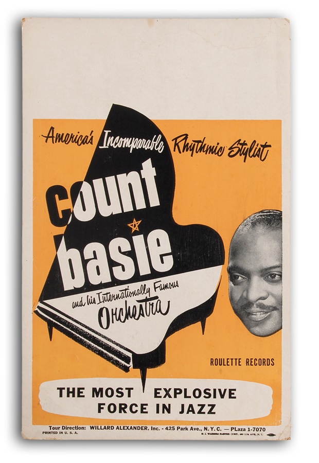 Count Basie & His Internationally Famous Orchestra Poster