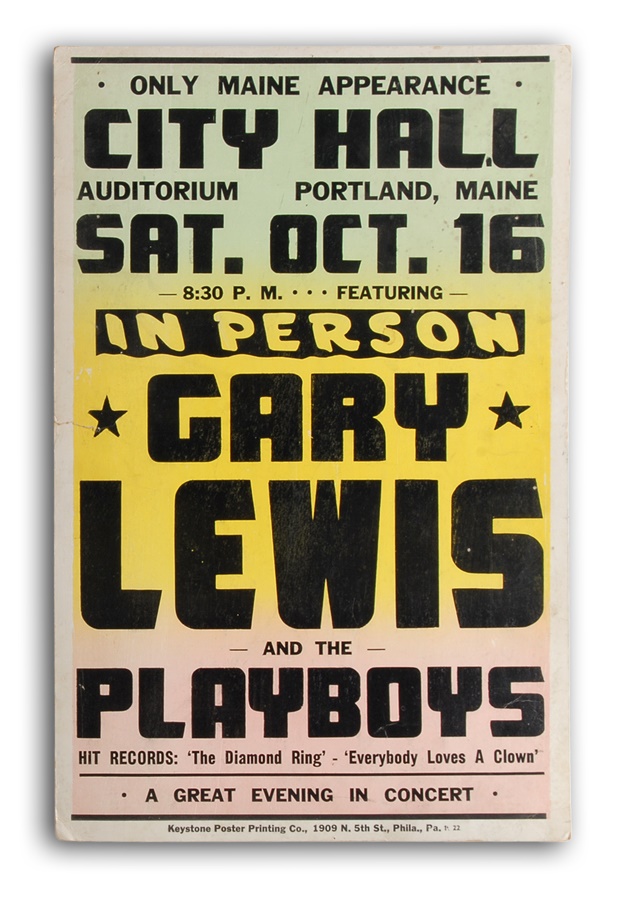 Rock 'n'  Roll - Gary Lewis & The Playboys Poster