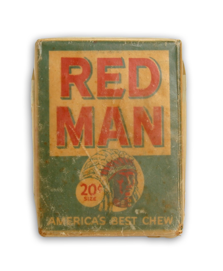 - 1955 Red Man Unopened Pack with Card