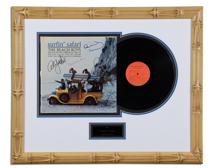 The R.T. Collection - The Beach Boys Signed Album Display