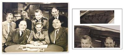 1932 Jack Johnson & Champions Madison Square Garden Signed Promo Photo (11x14")