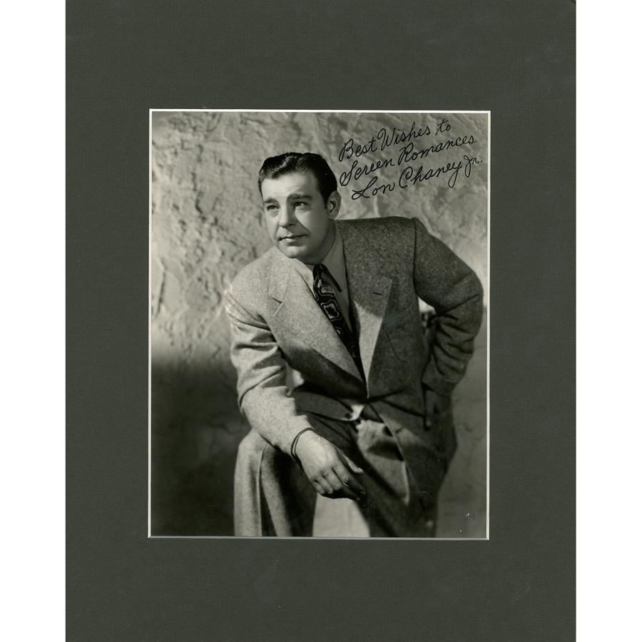 The R.T. Collection - Lon Chaney Jr. Signed Photo
