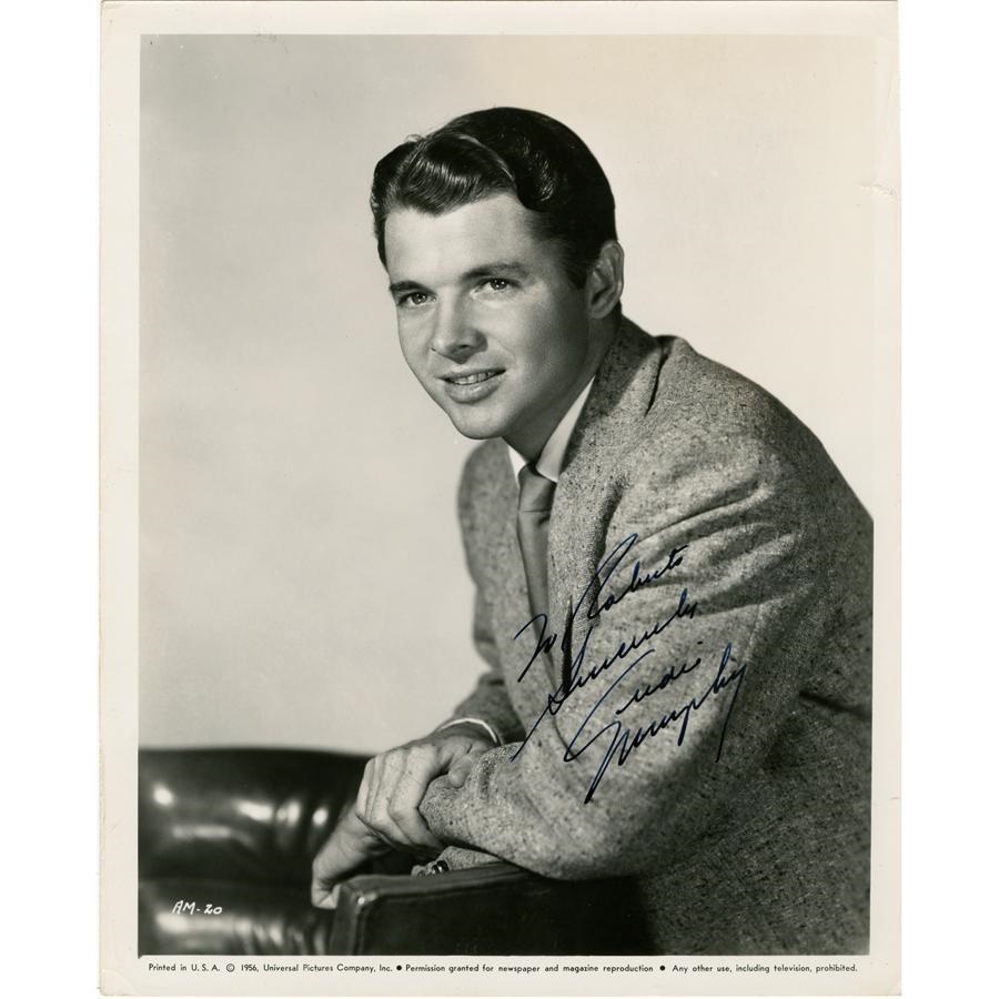 - Audie Murphy Signed Photo