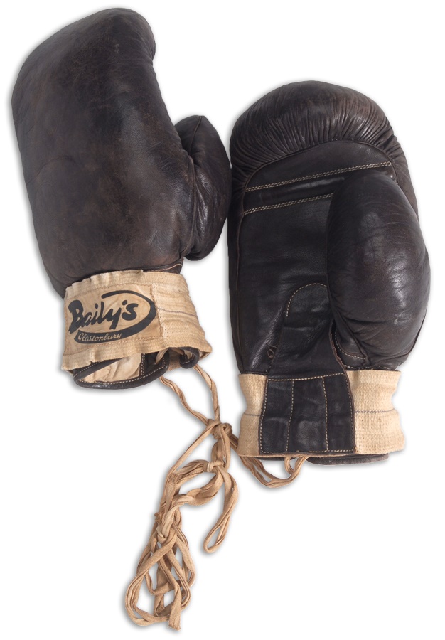 The Mark Mausner Boxing Collection - Randy Turpin Fight Worn Autographed Gloves