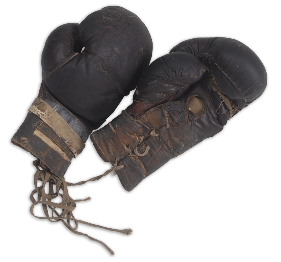 The Mark Mausner Boxing Collection - Sonny Liston Gloves Worn in Training